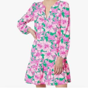 Lilly Pulitzer Alyssa Long Sleeve Shift Dress (M)